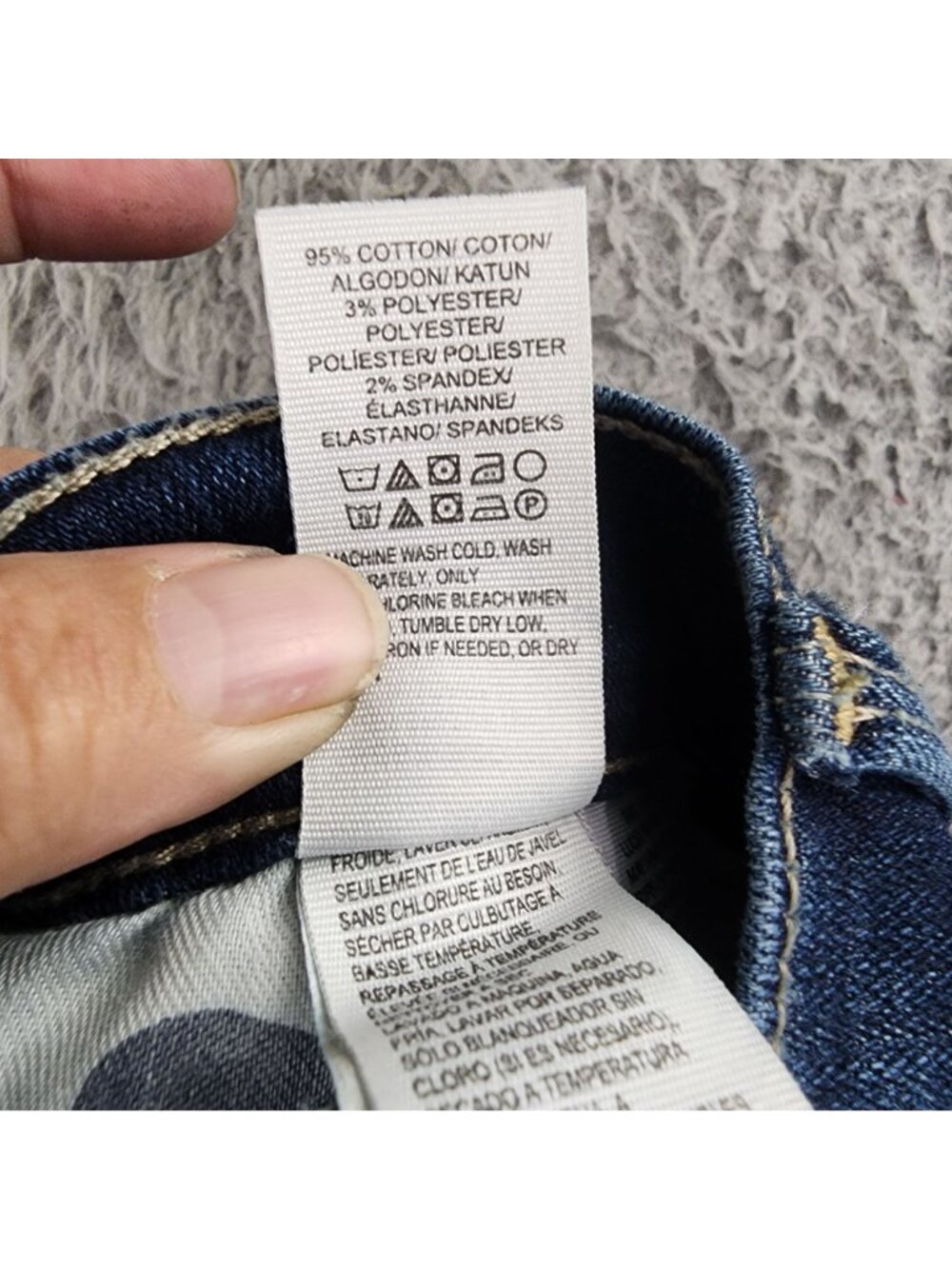 Lucky Brand Jeans Womens 12/31 Blue Stretch Denim Bridgitte Skinny *Read* - Picture 11 of 13